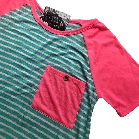 SALE NWT Boutique Hot Pink Aqua Top S - M - L - Picture 6 of 8